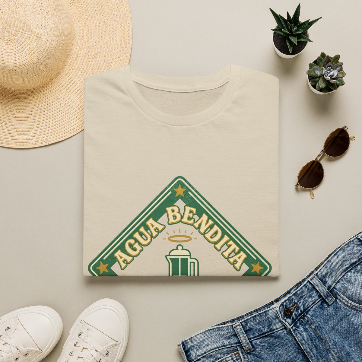 Agua Bendita y Cafeina T-Shirt