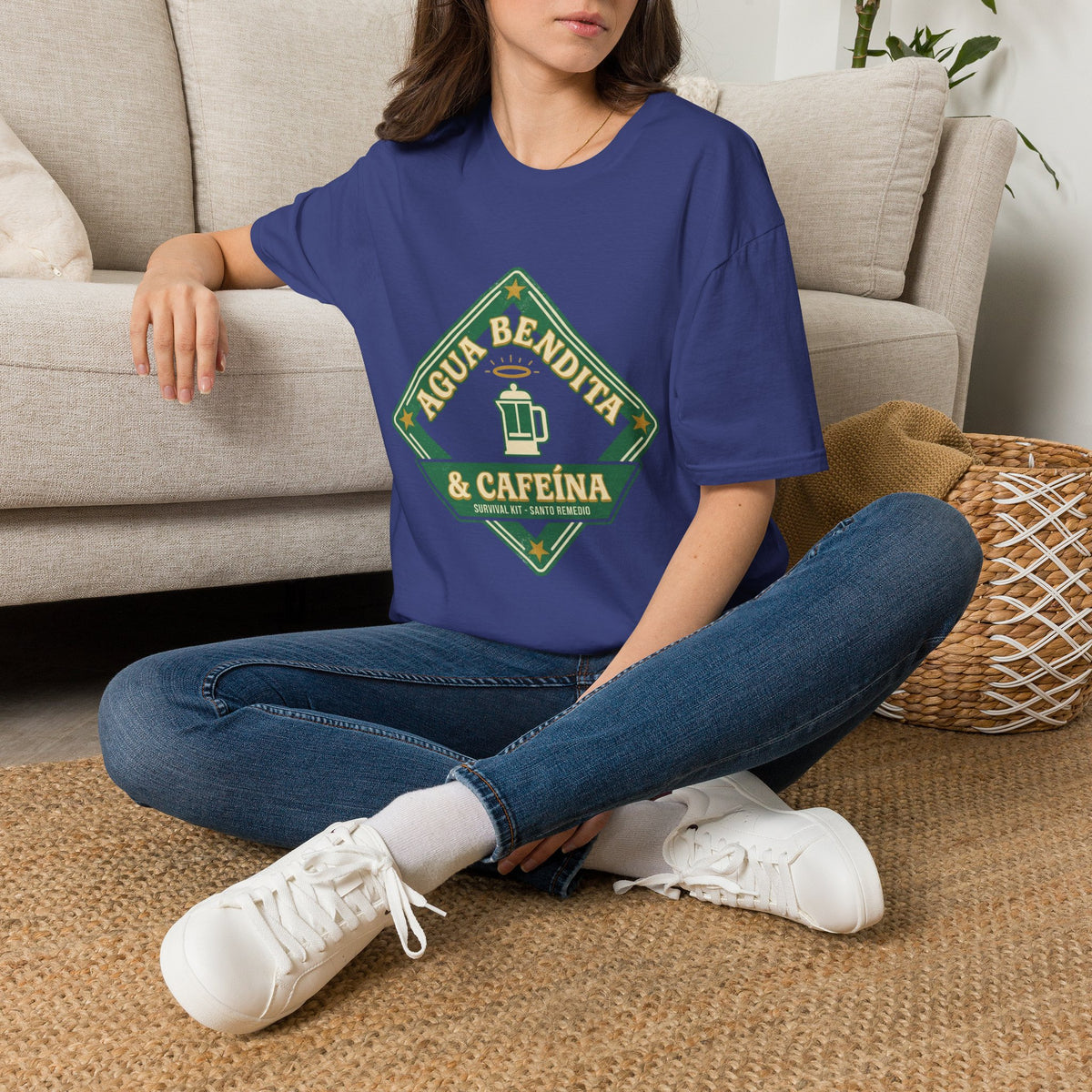 Agua Bendita y Cafeina T-Shirt