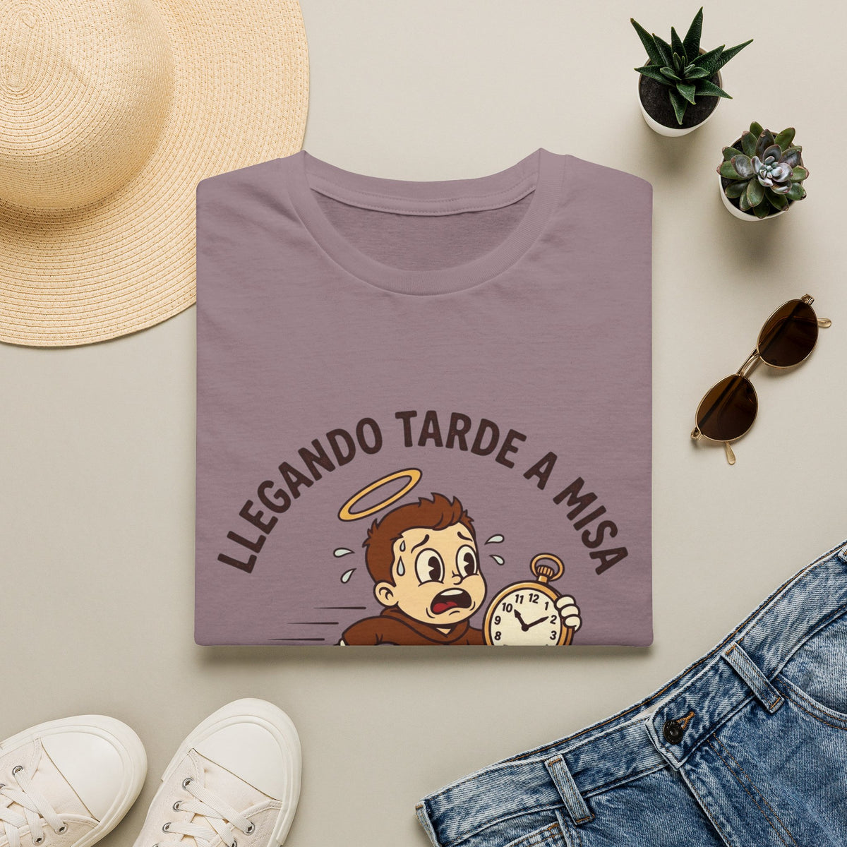 Llegando tarde a Misa, pero Llegue T-Shirt