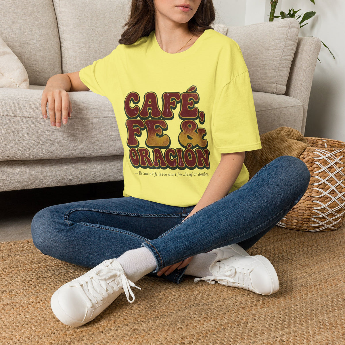 Cafe, Fe y Oracion T-Shirt