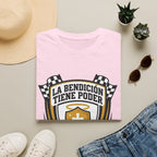 La bendicion tiene poder Escudo de Carrera T-Shirt