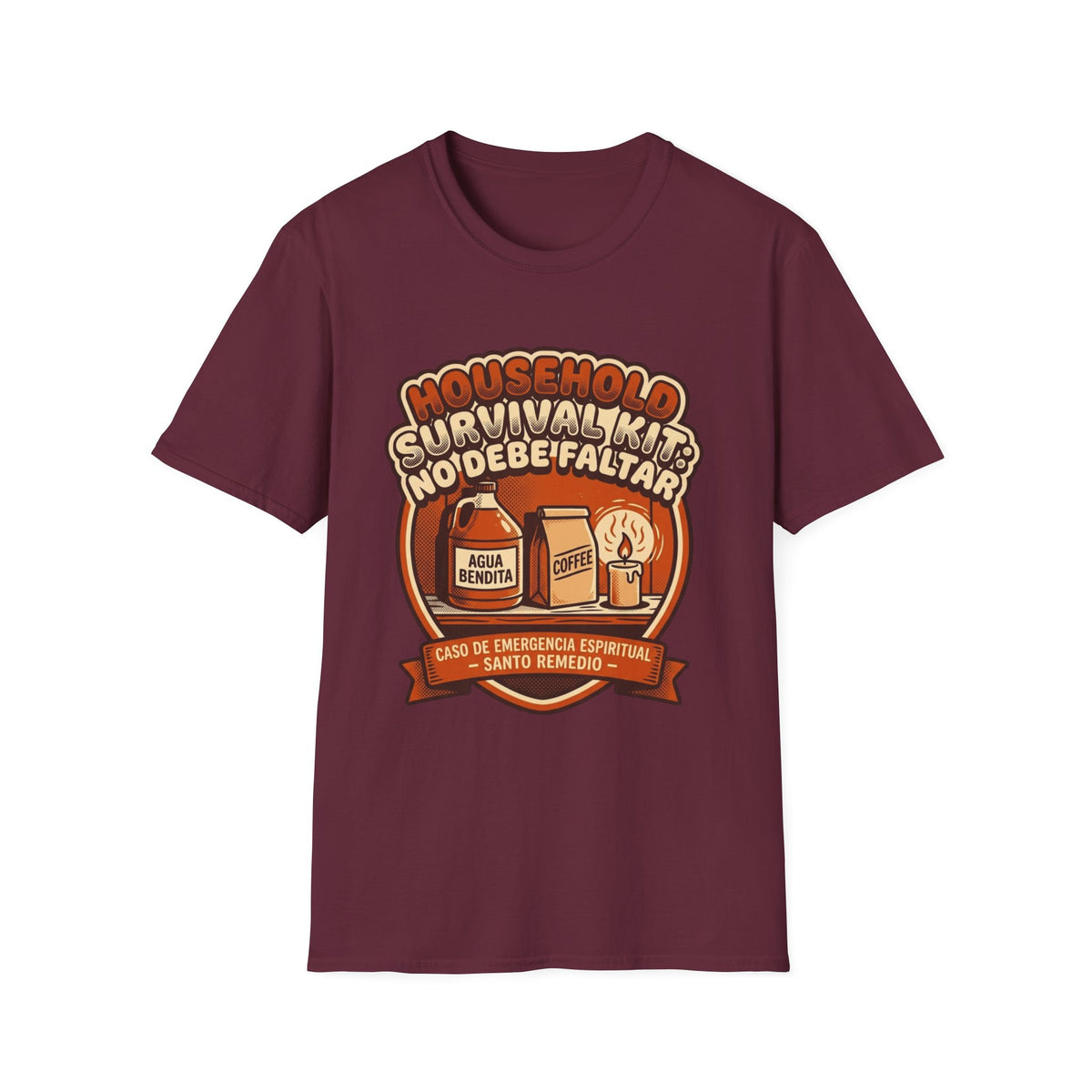 Agua Bendita y Coffee Survival Kit T-Shirt