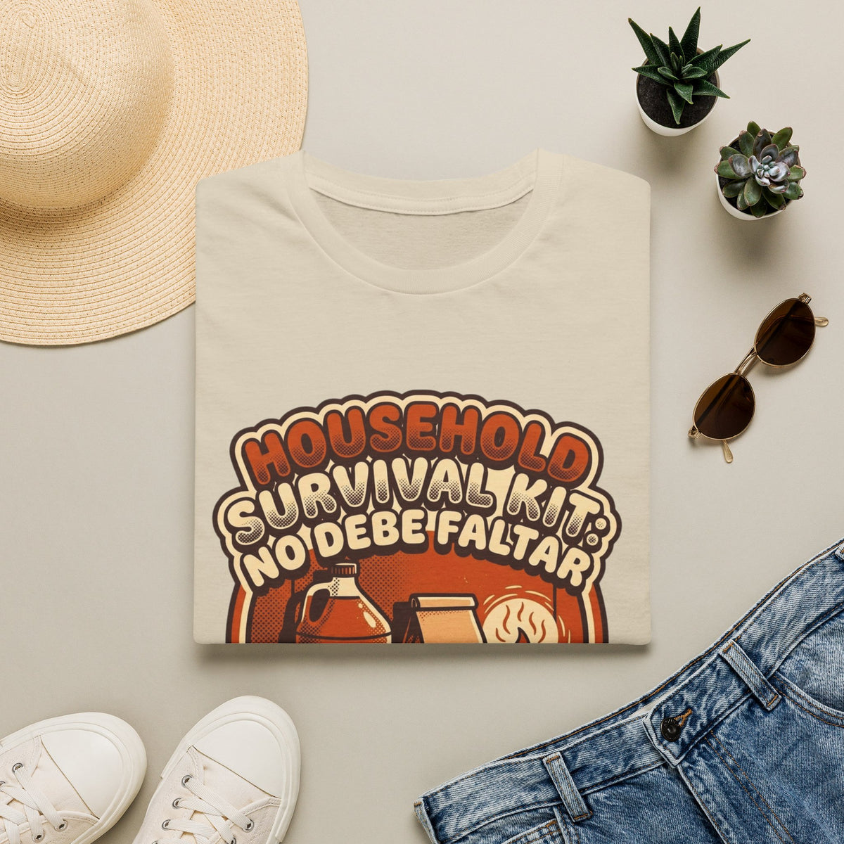Agua Bendita y Coffee Survival Kit T-Shirt
