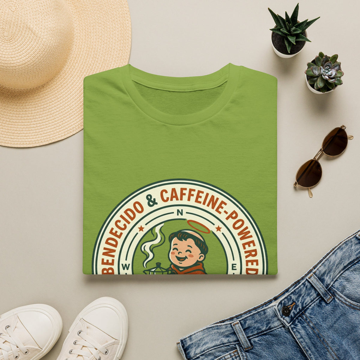 Bendecido & Caffeine Powered T-Shirt