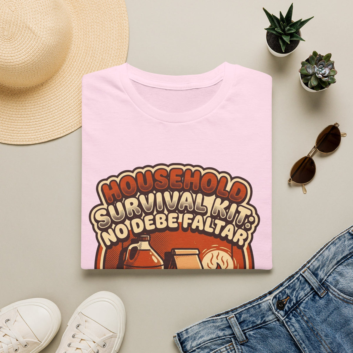 Agua Bendita y Coffee Survival Kit T-Shirt