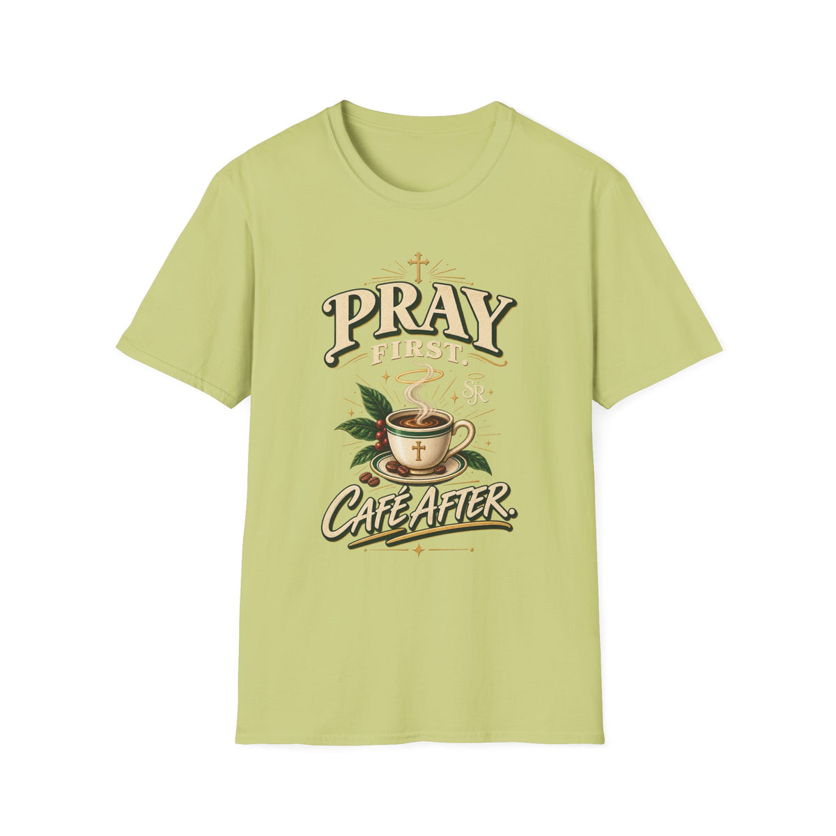 Pray First, Cafe After T-Shirt