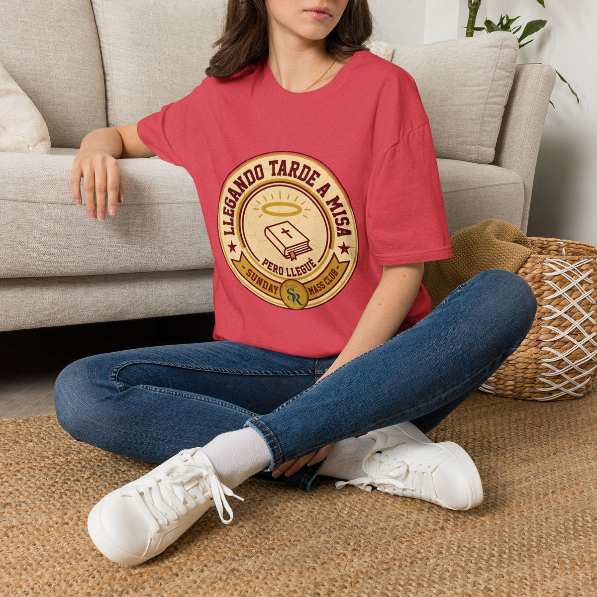 Llegando tarde a Misa, pero Llegue T-Shirt