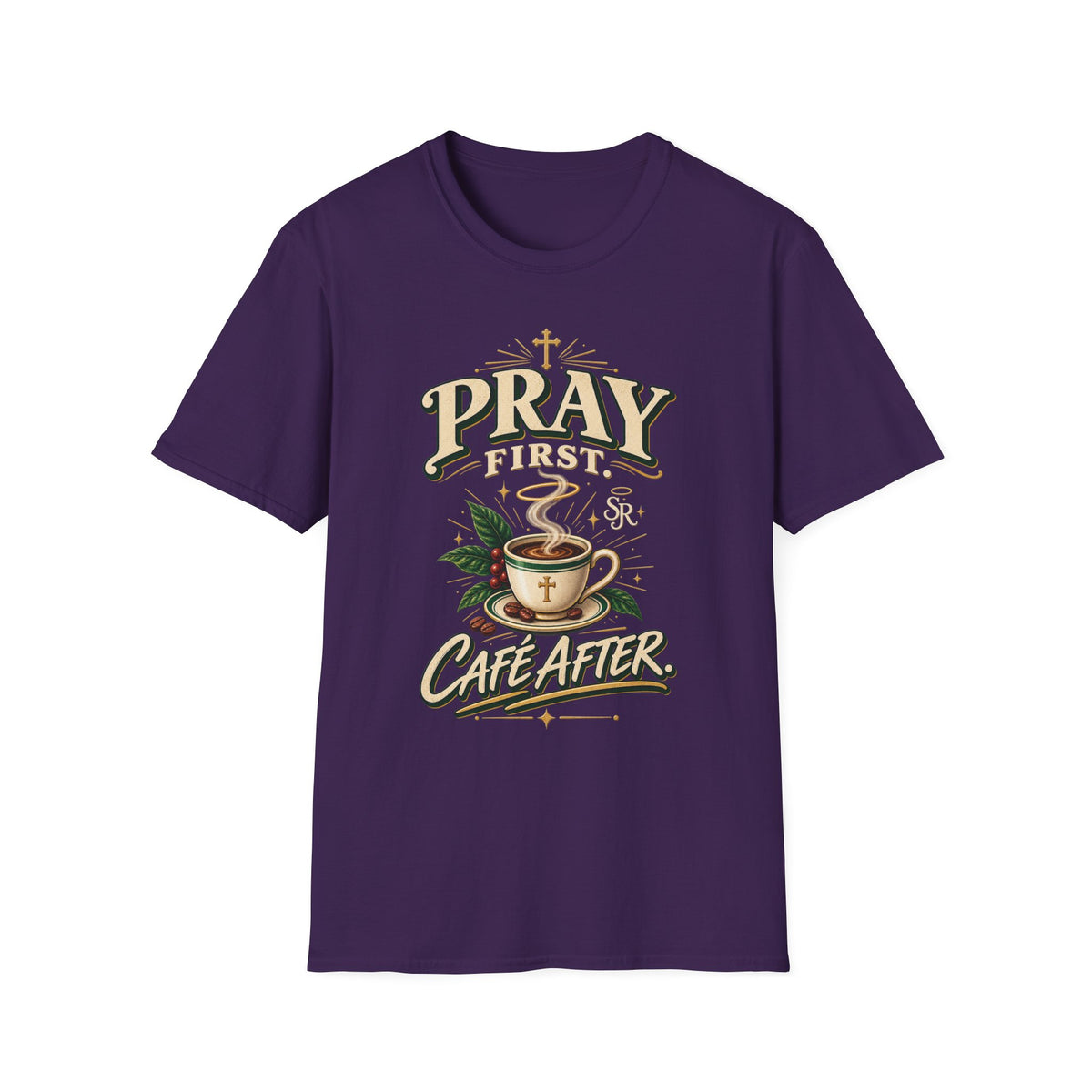 Pray First, Cafe After T-Shirt