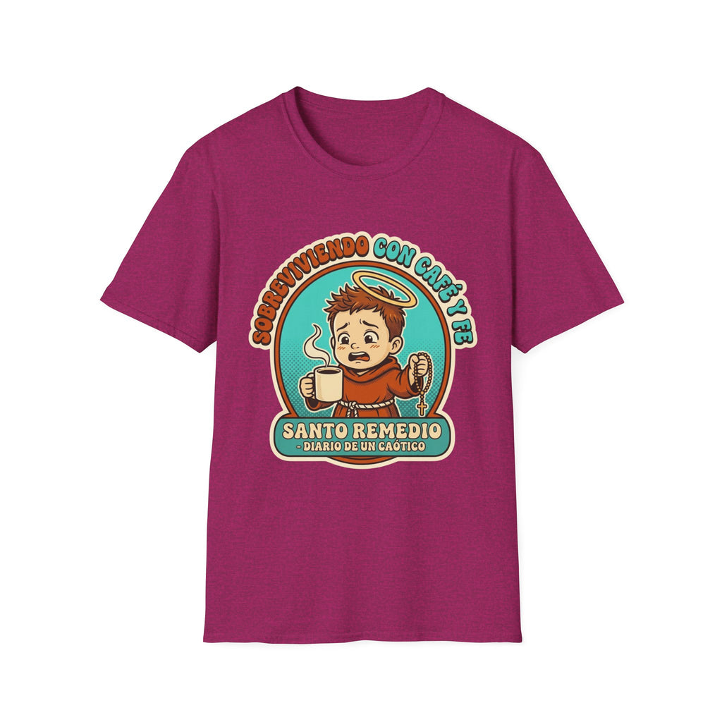 sobreviviendo con Cafe y Fe T-Shirt