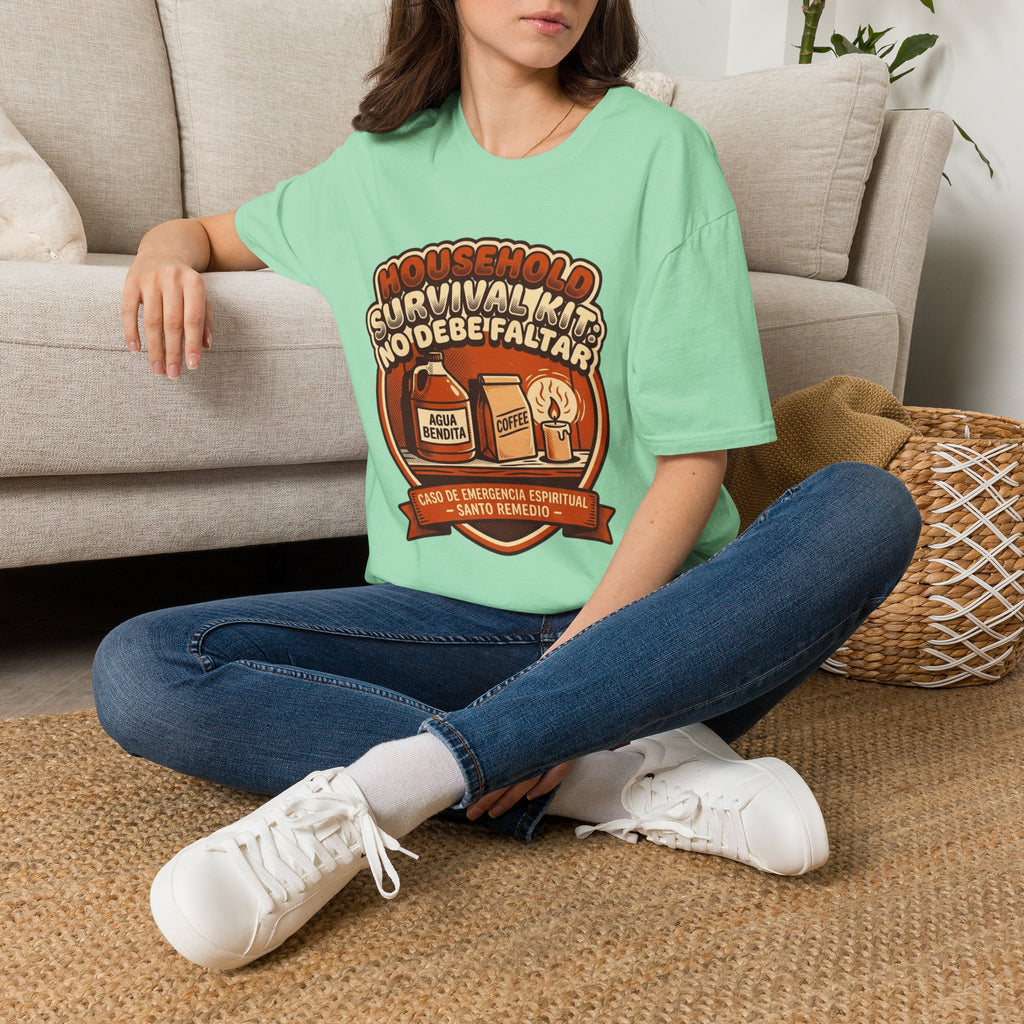 Agua Bendita y Coffee Survival Kit T-Shirt