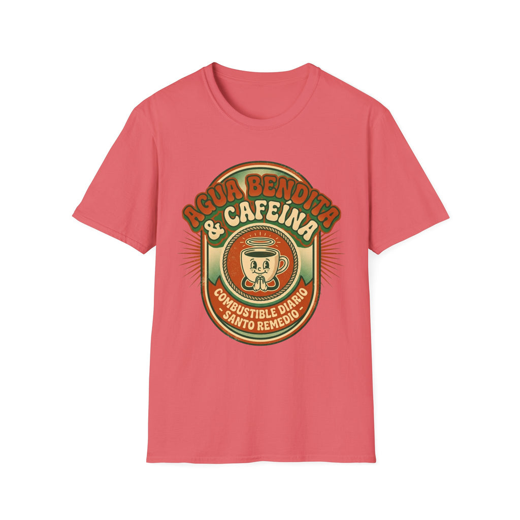 Agua Bendita y Cafeina Combustible T-Shirt