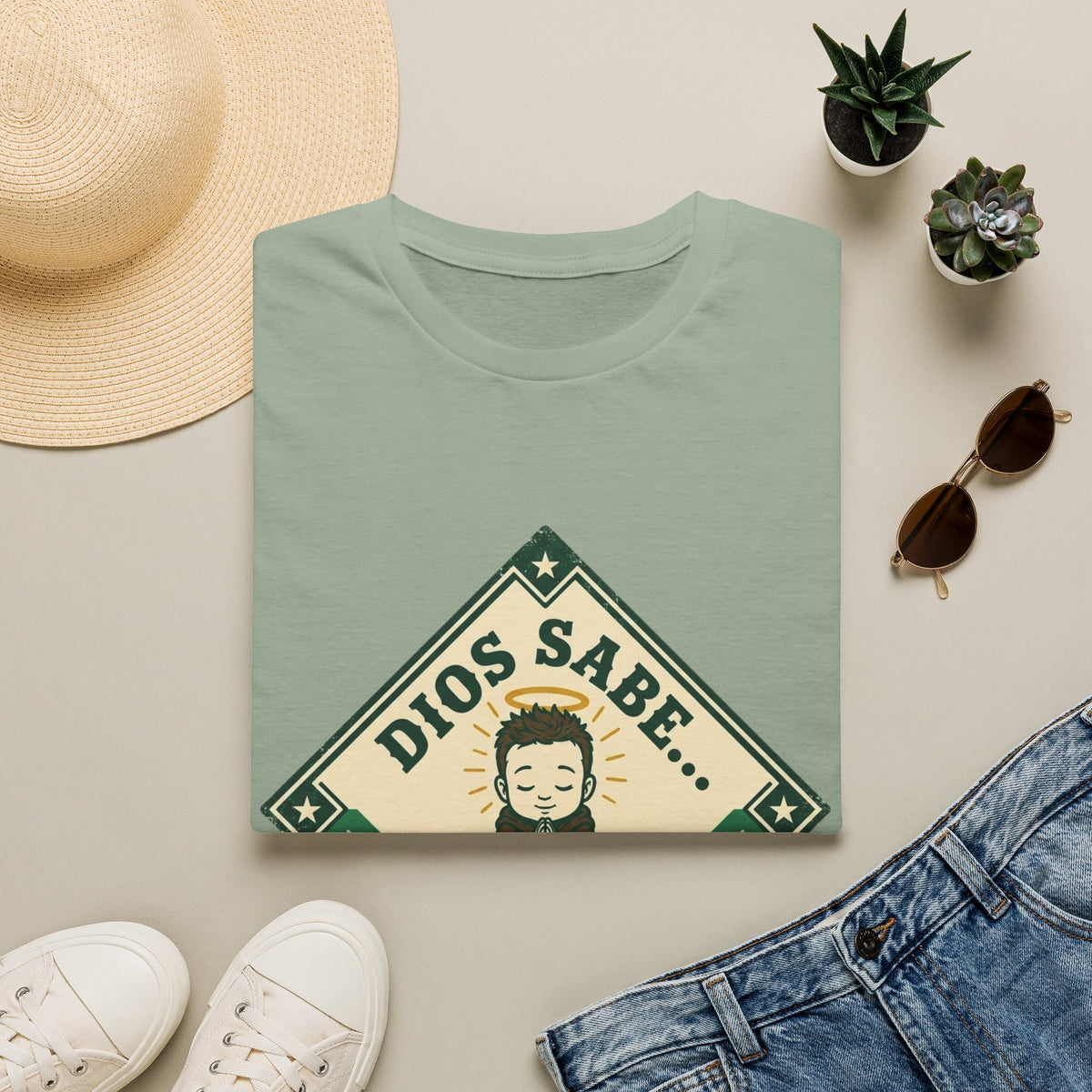 Dios Sabe y mi Mama Tambien T-Shirt