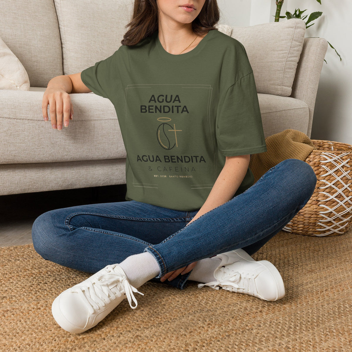Agua Bendita y Cafeina T-Shirt