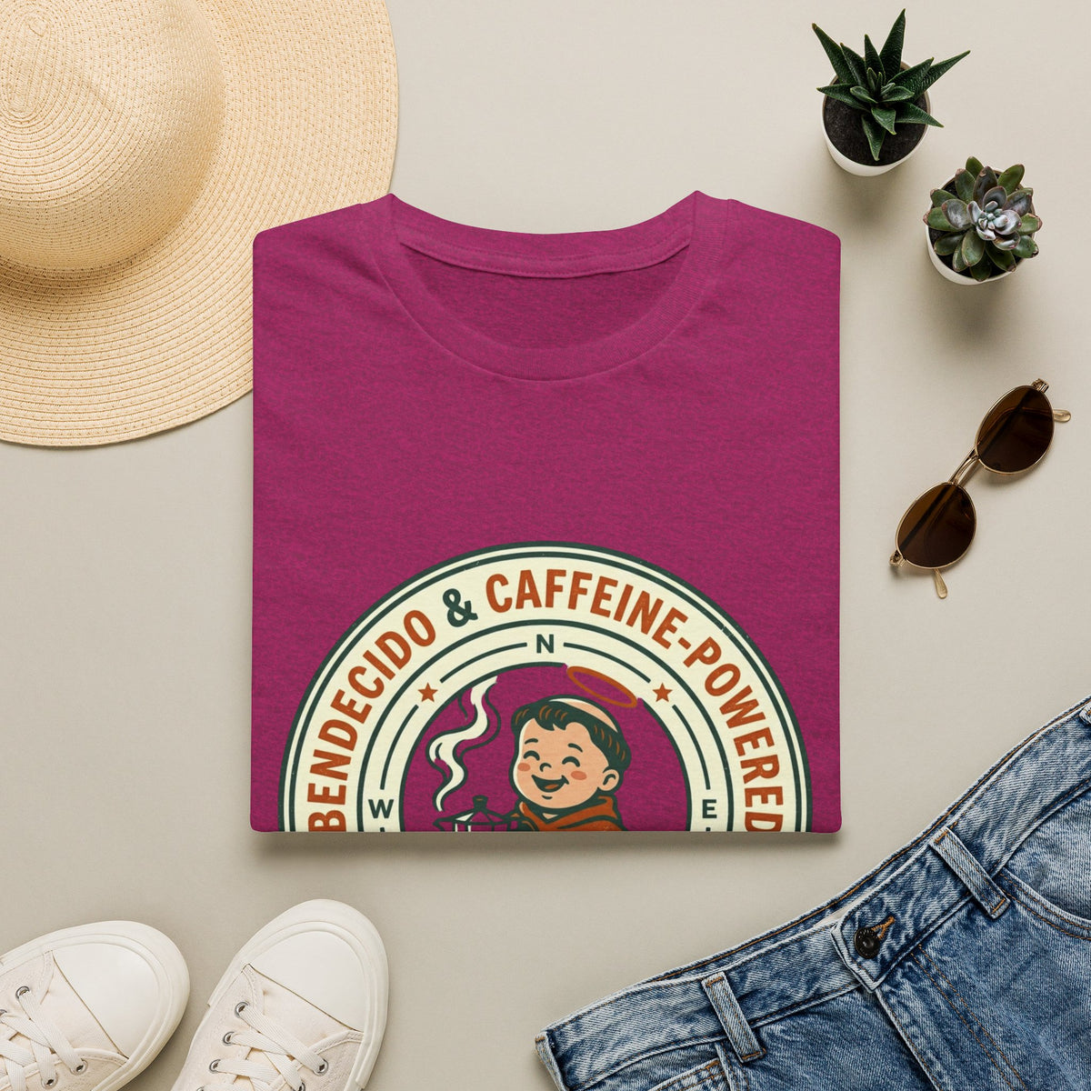 Bendecido & Caffeine Powered T-Shirt