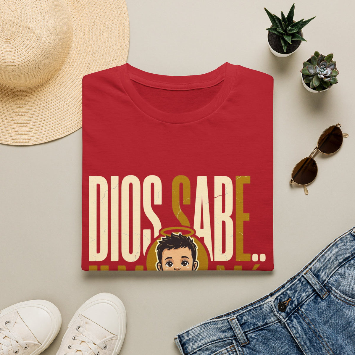 Dios Sabe y mi Mama Tambien T-Shirt