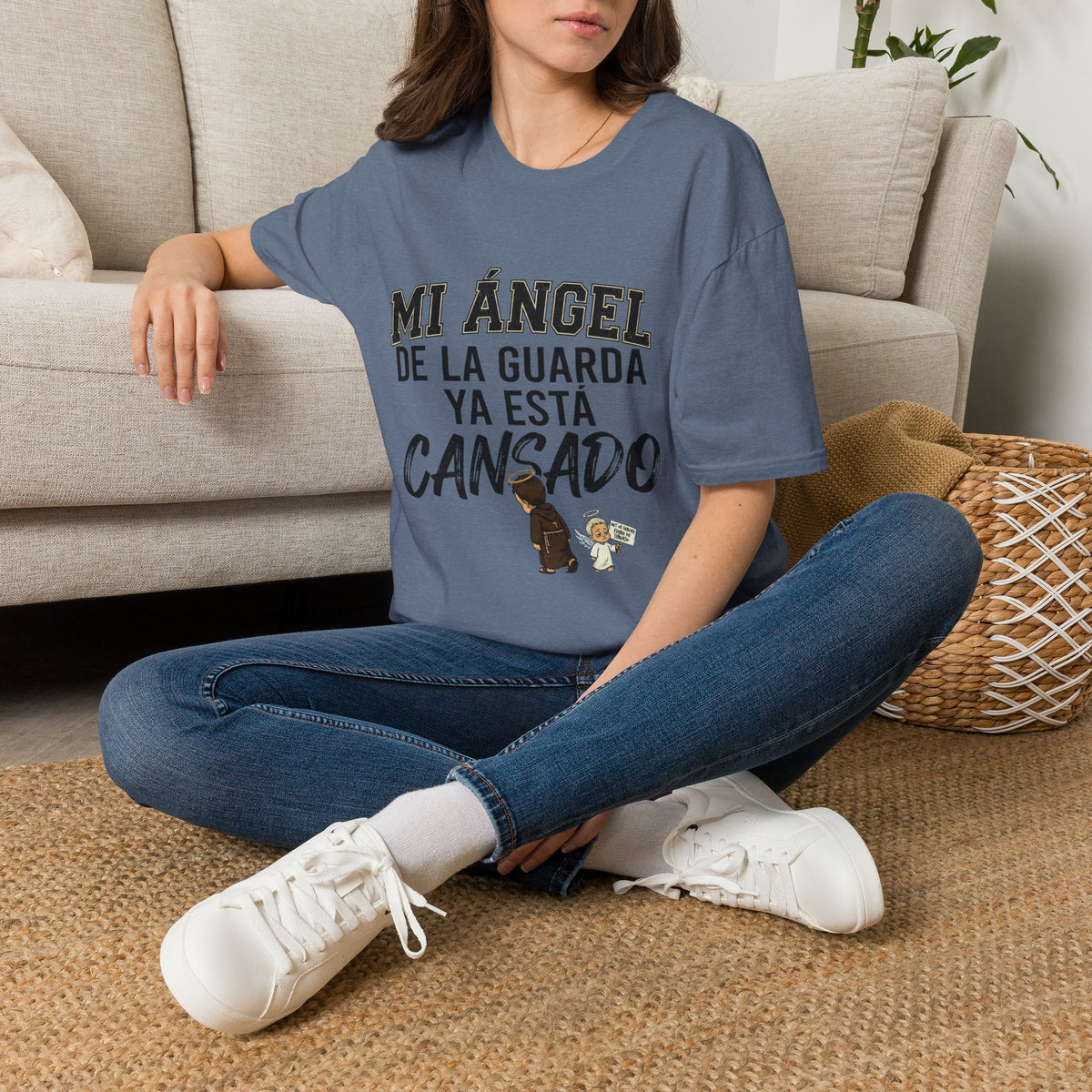 Mi Angel de la Guarda ya esta Cansado T-Shirt