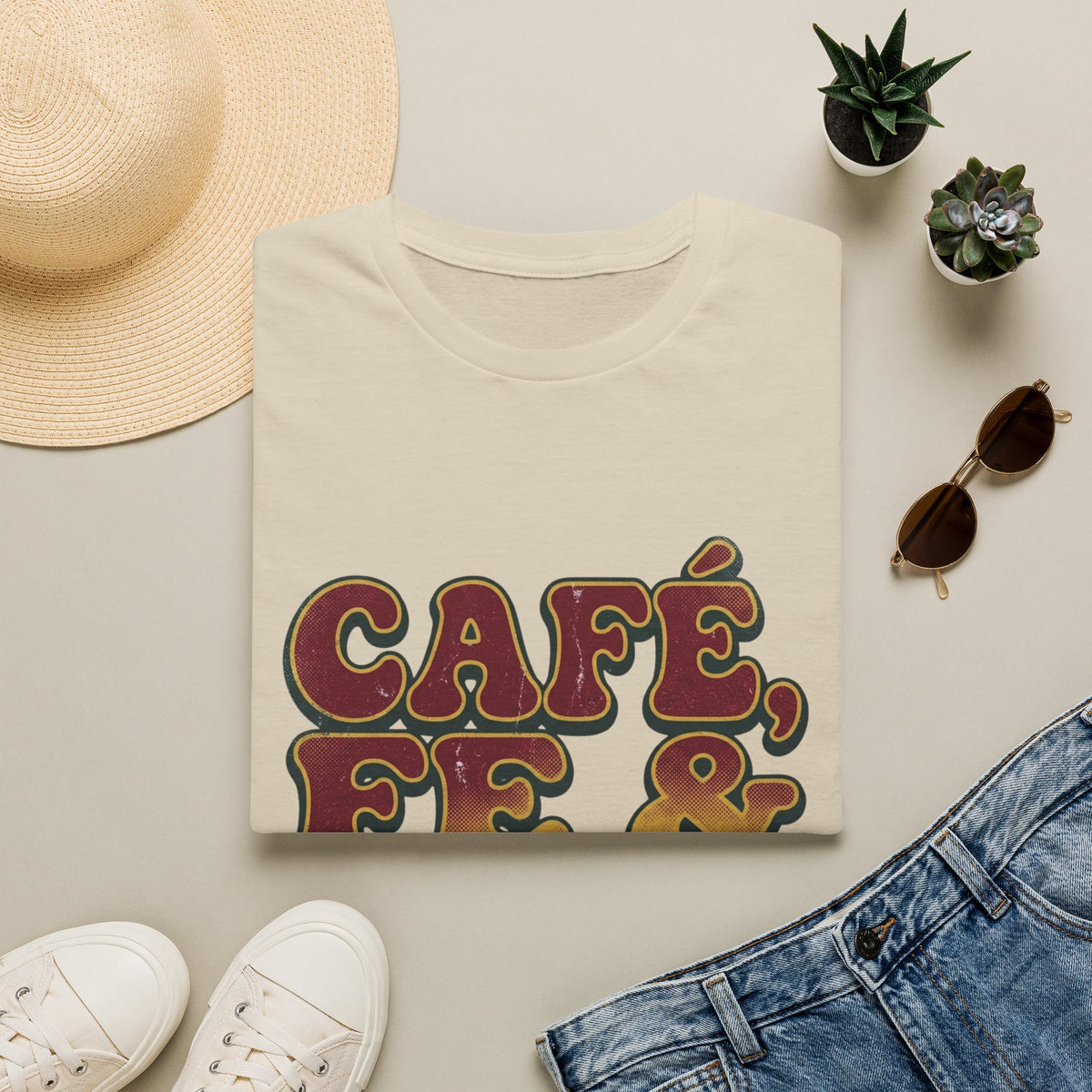 Cafe, Fe y Oracion T-Shirt