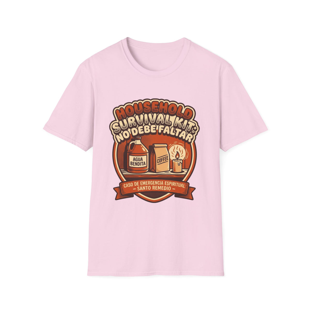 Agua Bendita y Coffee Survival Kit T-Shirt