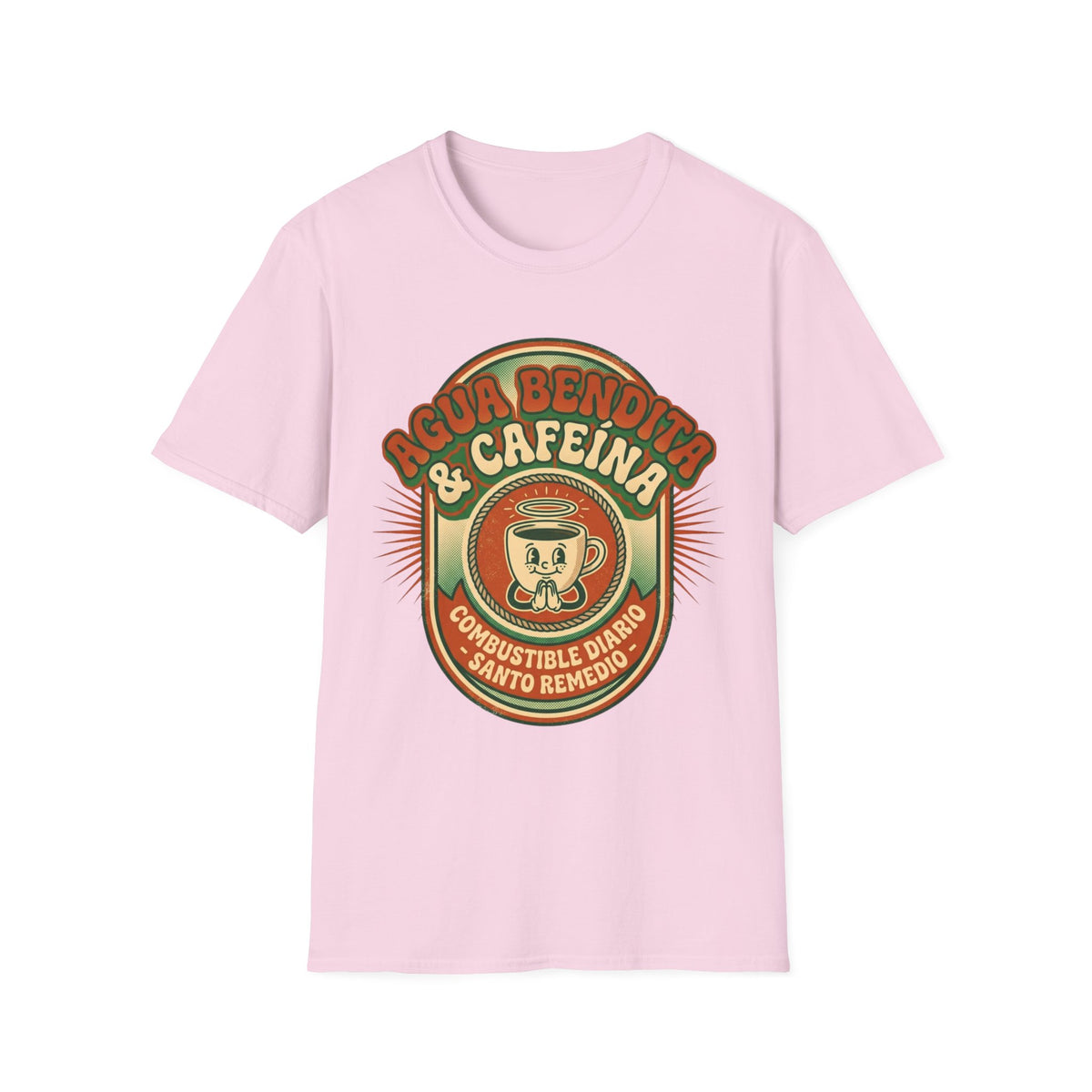 Agua Bendita y Cafeina Combustible T-Shirt