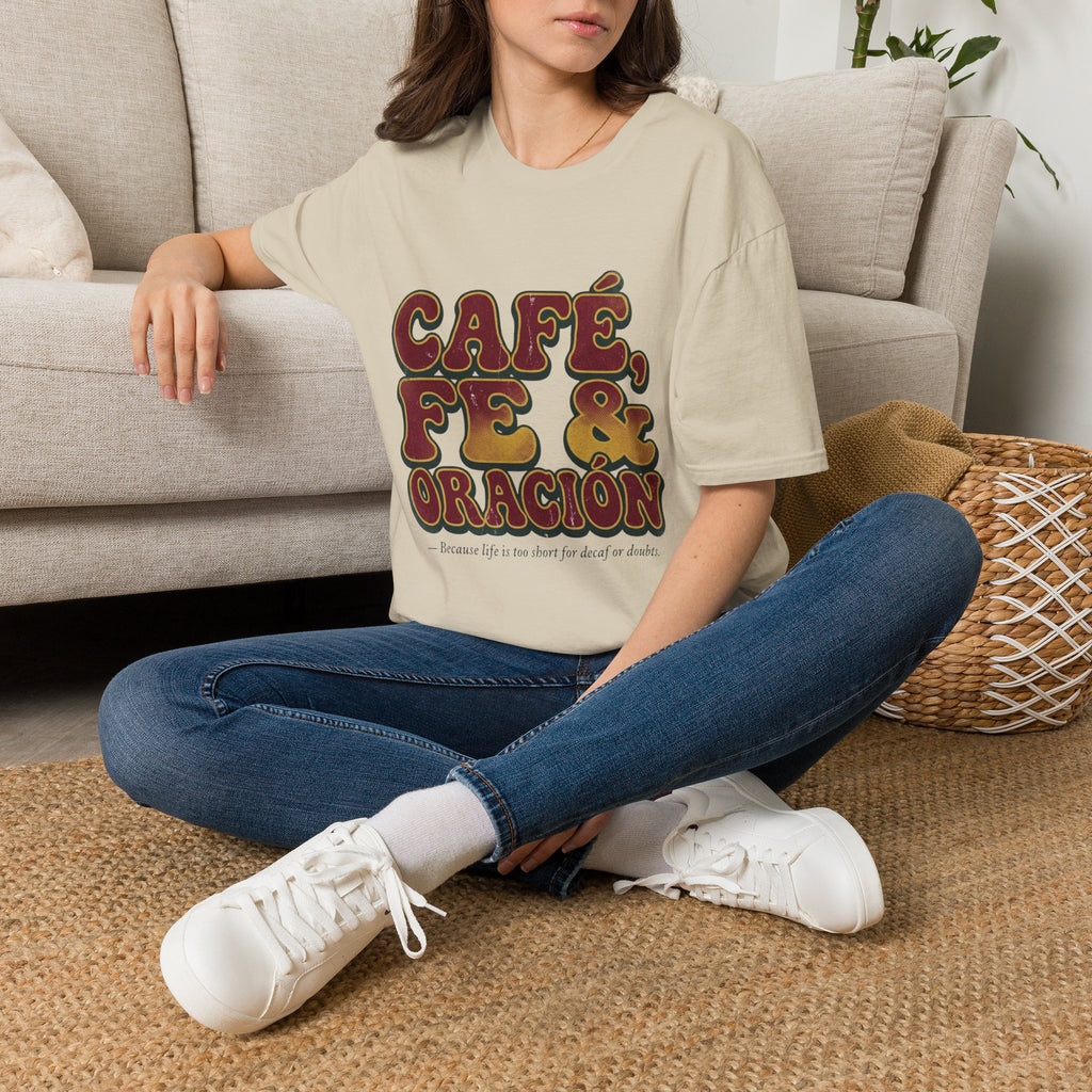 Cafe, Fe y Oracion T-Shirt