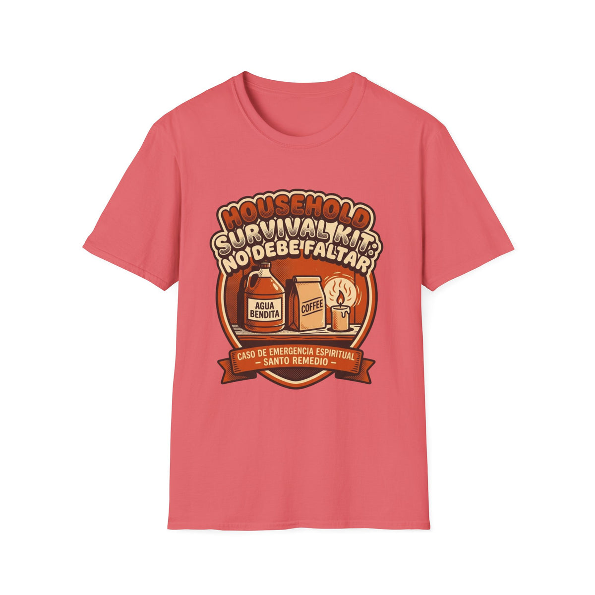 Agua Bendita y Coffee Survival Kit T-Shirt