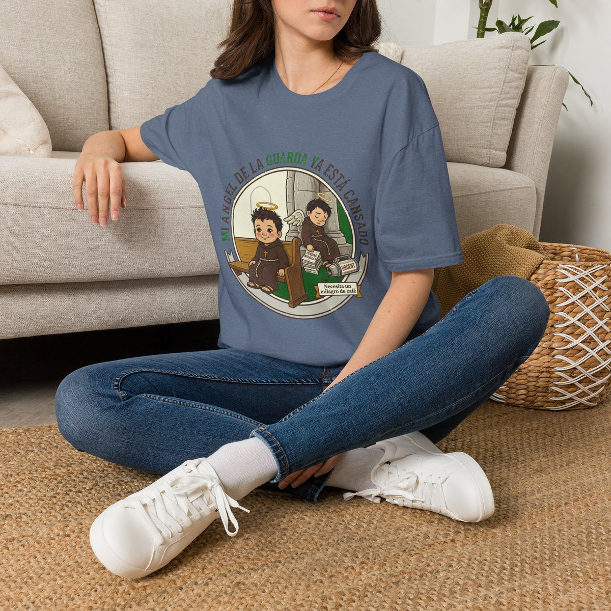 Mi Angel de la Guarda ya esta Cansado T-Shirt