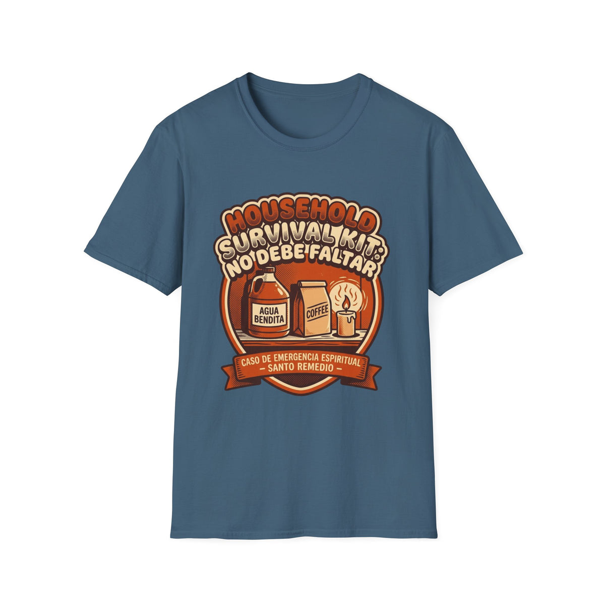Agua Bendita y Coffee Survival Kit T-Shirt