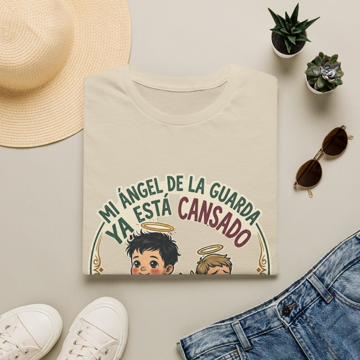 Mi Angel de la Guarda ya esta Cansado T-Shirt
