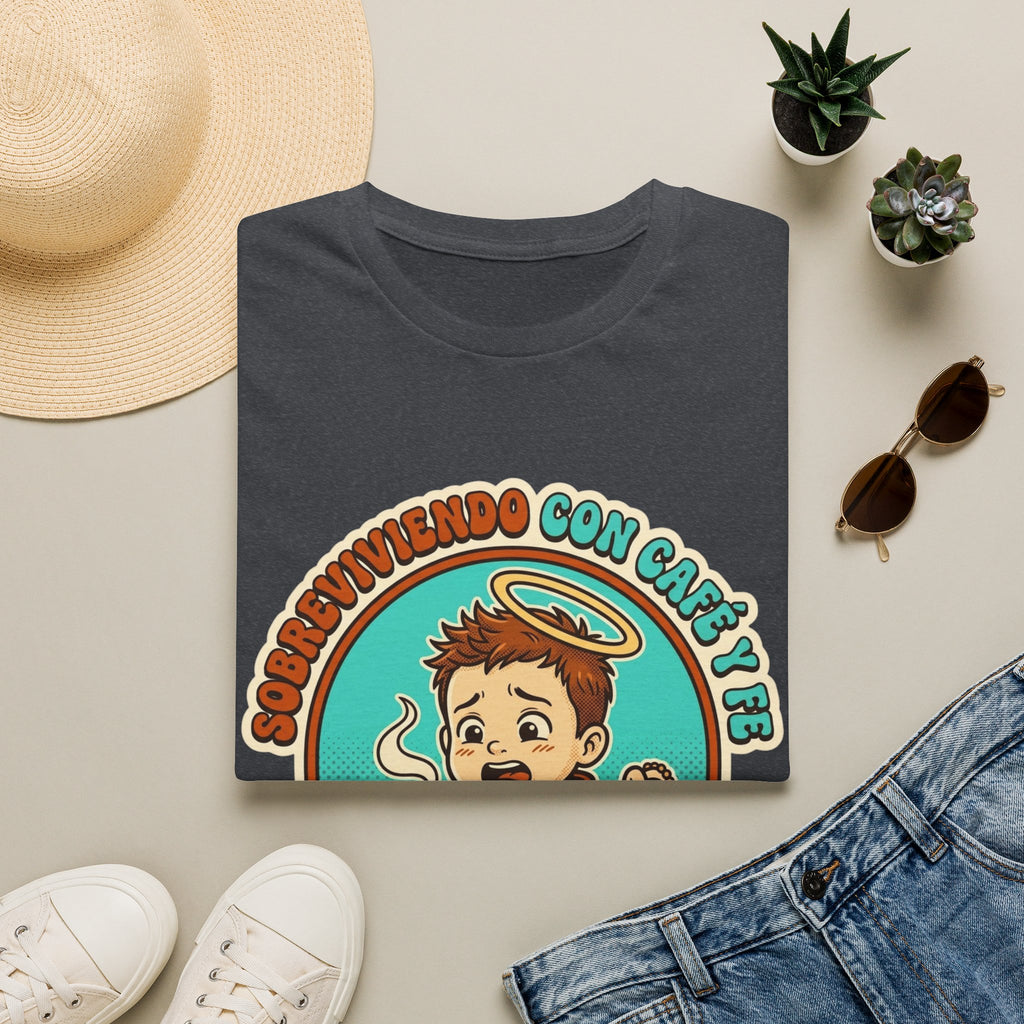 sobreviviendo con Cafe y Fe T-Shirt