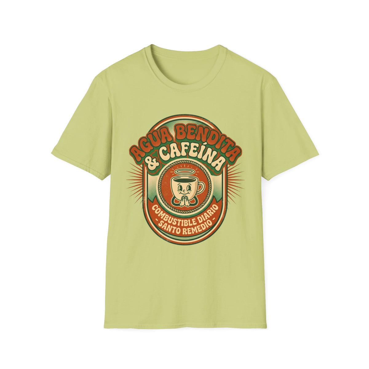 Agua Bendita y Cafeina Combustible T-Shirt