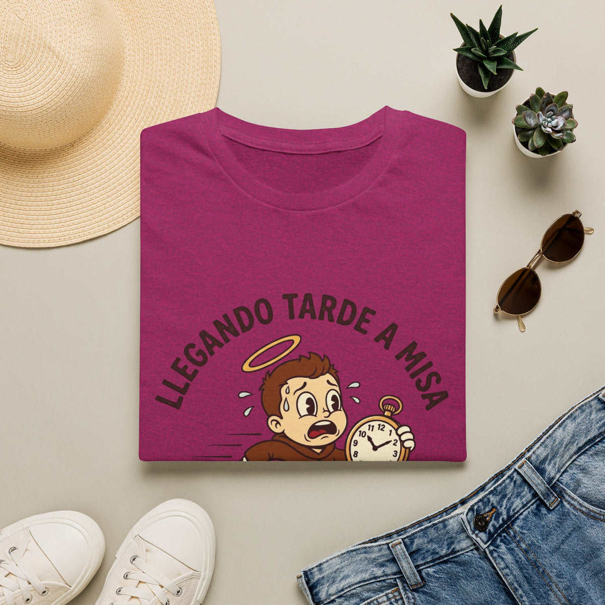 Llegando tarde a Misa, pero Llegue T-Shirt