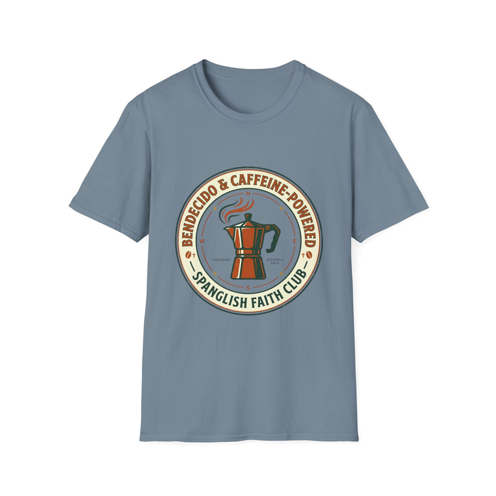 Bendecido & Caffeine Powered T-Shirt