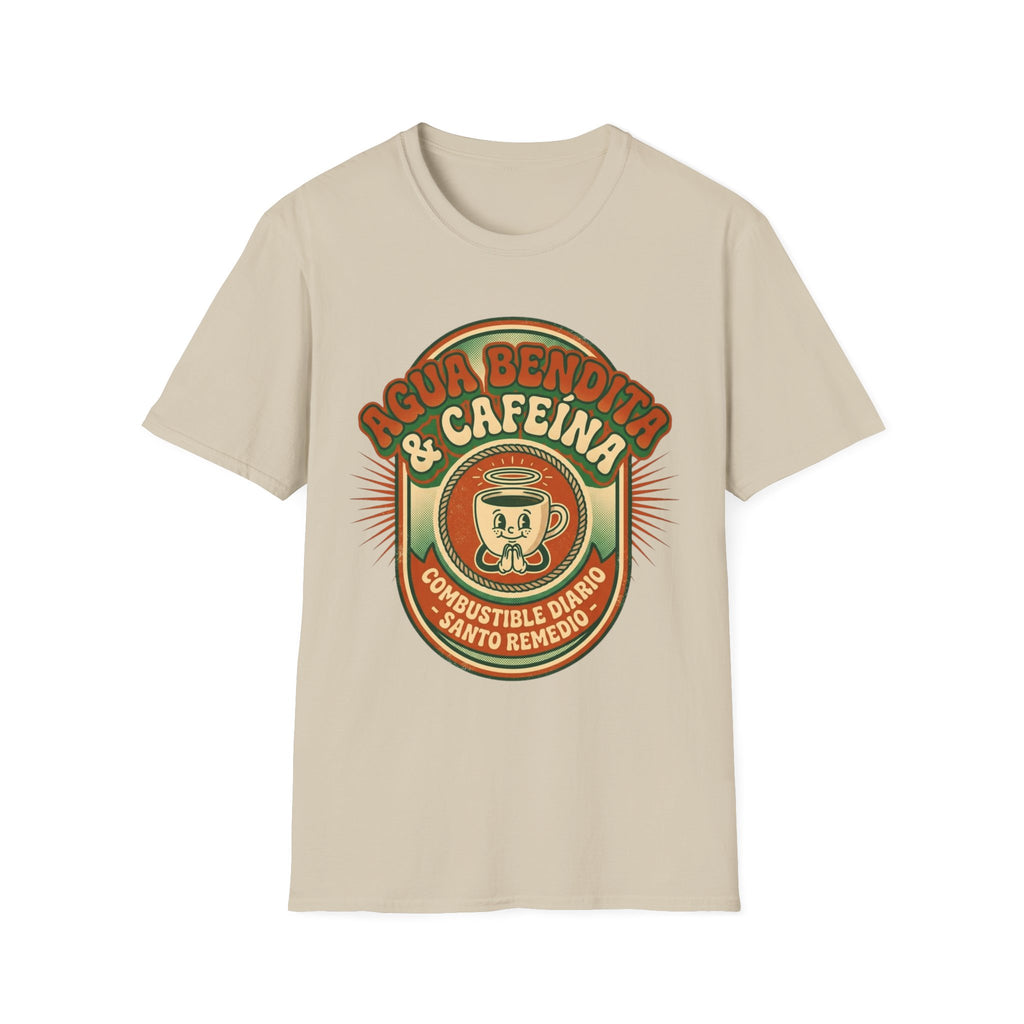 Agua Bendita y Cafeina Combustible T-Shirt