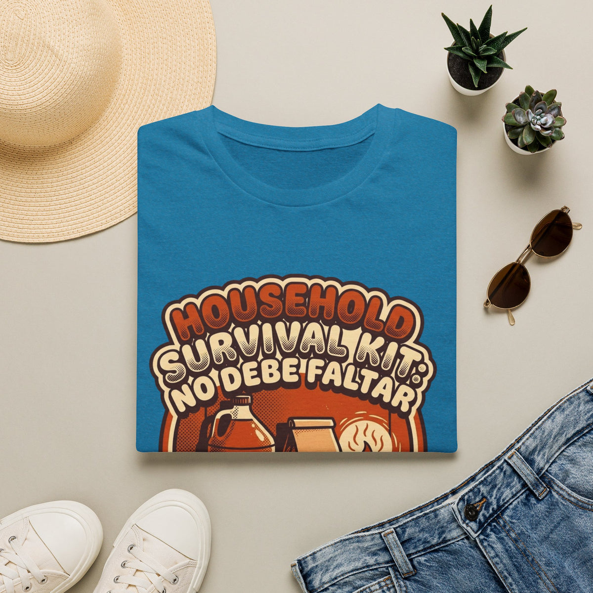 Agua Bendita y Coffee Survival Kit T-Shirt