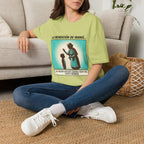 La Bendicion de Mama fondo azul T-Shirt