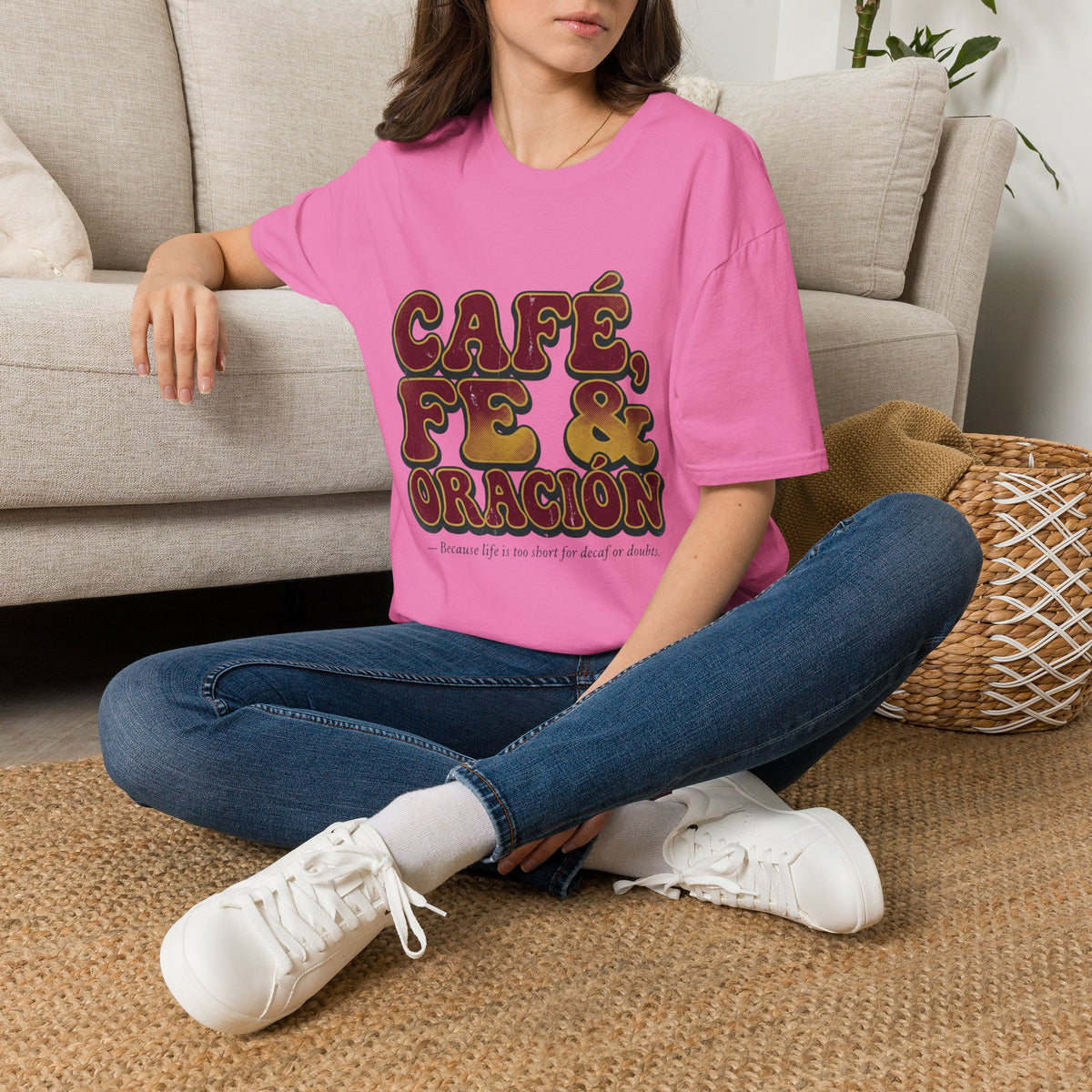 Cafe, Fe y Oracion T-Shirt