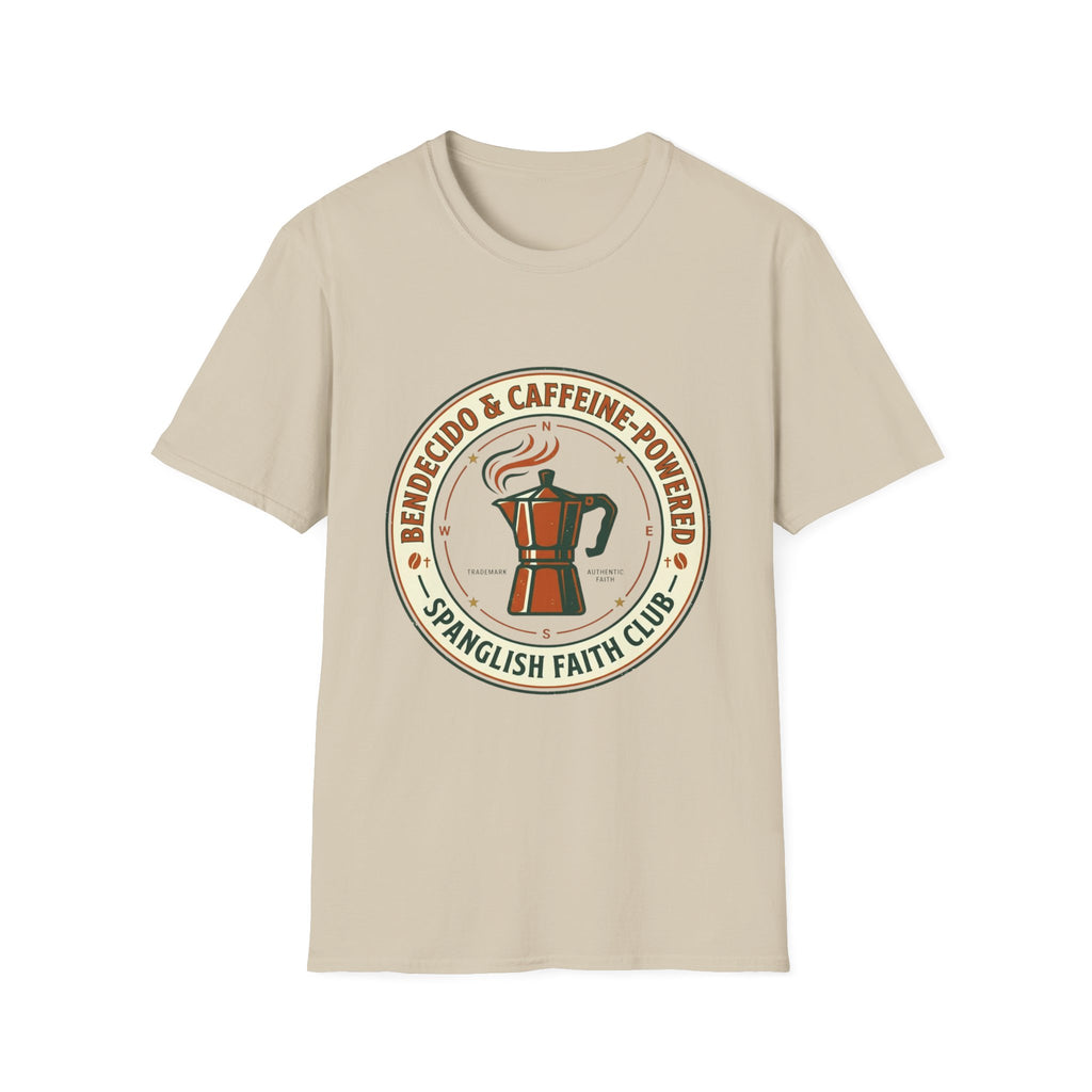 Bendecido & Caffeine Powered T-Shirt