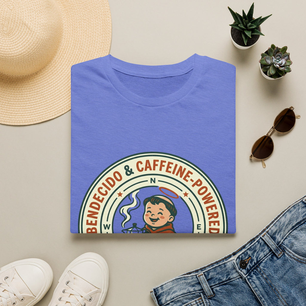 Bendecido & Caffeine Powered T-Shirt