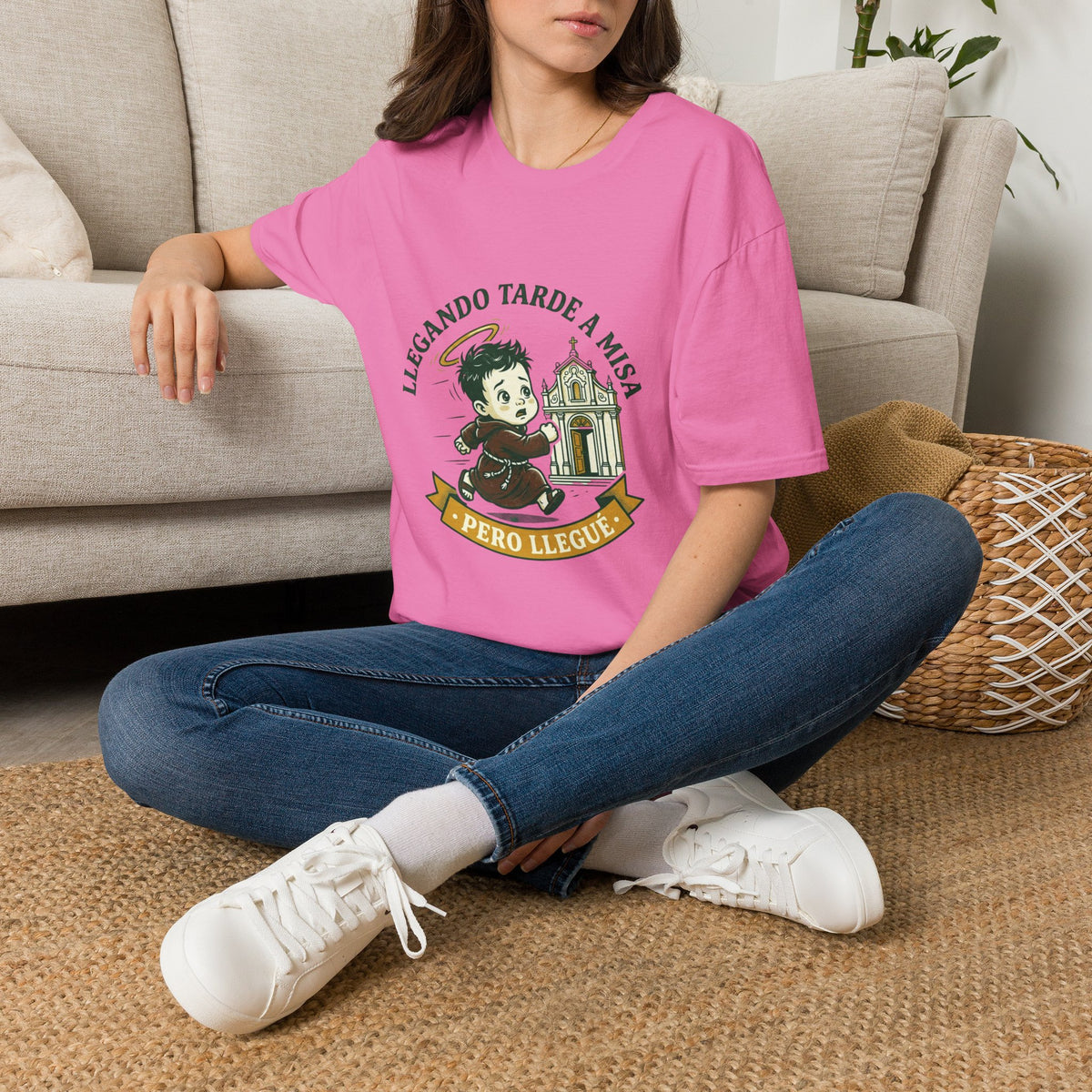 Llegando tarde a Misa, pero Llegue T-Shirt