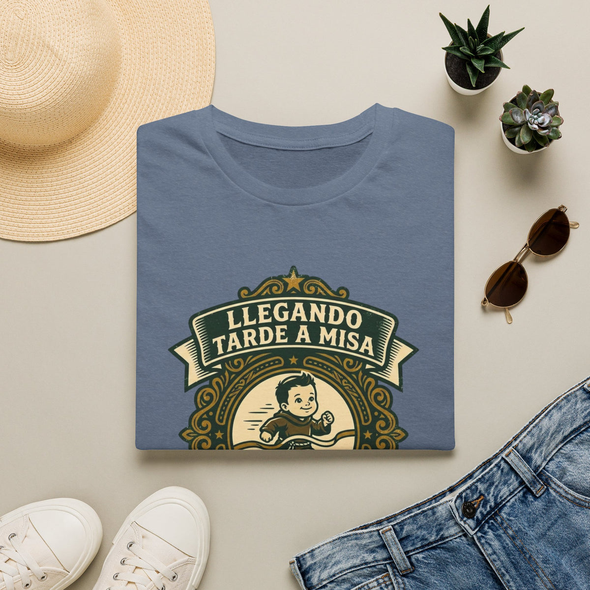 Llegando tarde a Misa, pero Llegue T-Shirt