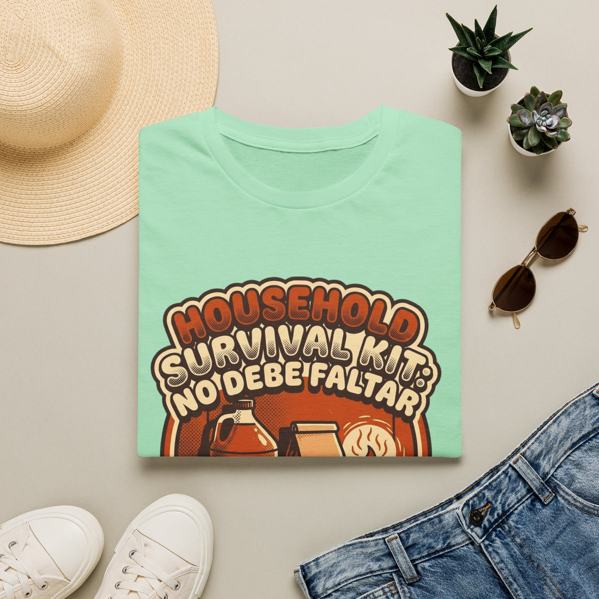 Agua Bendita y Coffee Survival Kit T-Shirt