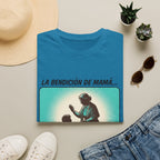 La Bendicion de Mama fondo azul T-Shirt