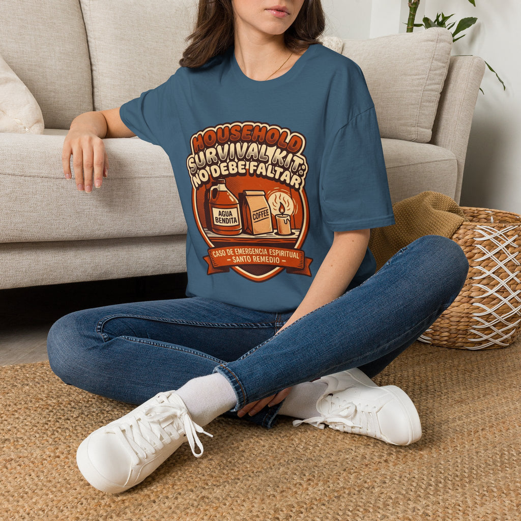Agua Bendita y Coffee Survival Kit T-Shirt
