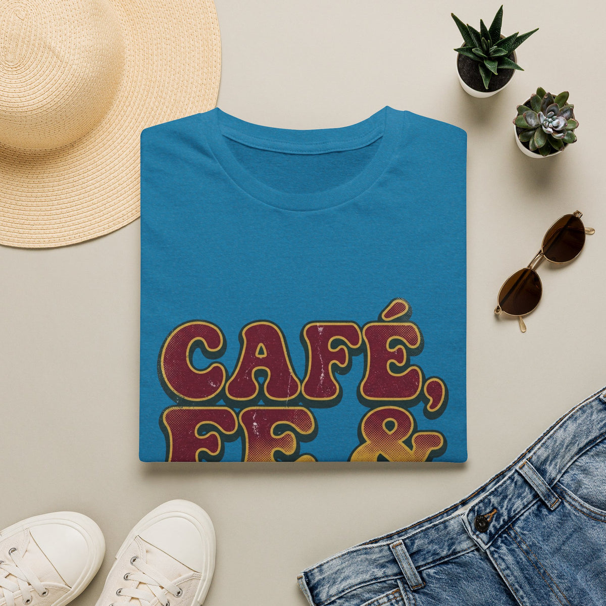 Cafe, Fe y Oracion T-Shirt