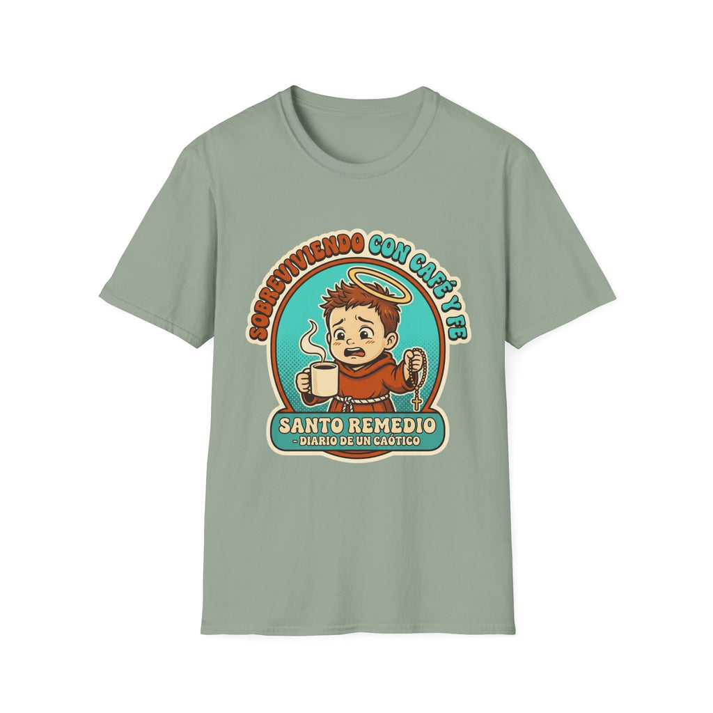 sobreviviendo con Cafe y Fe T-Shirt